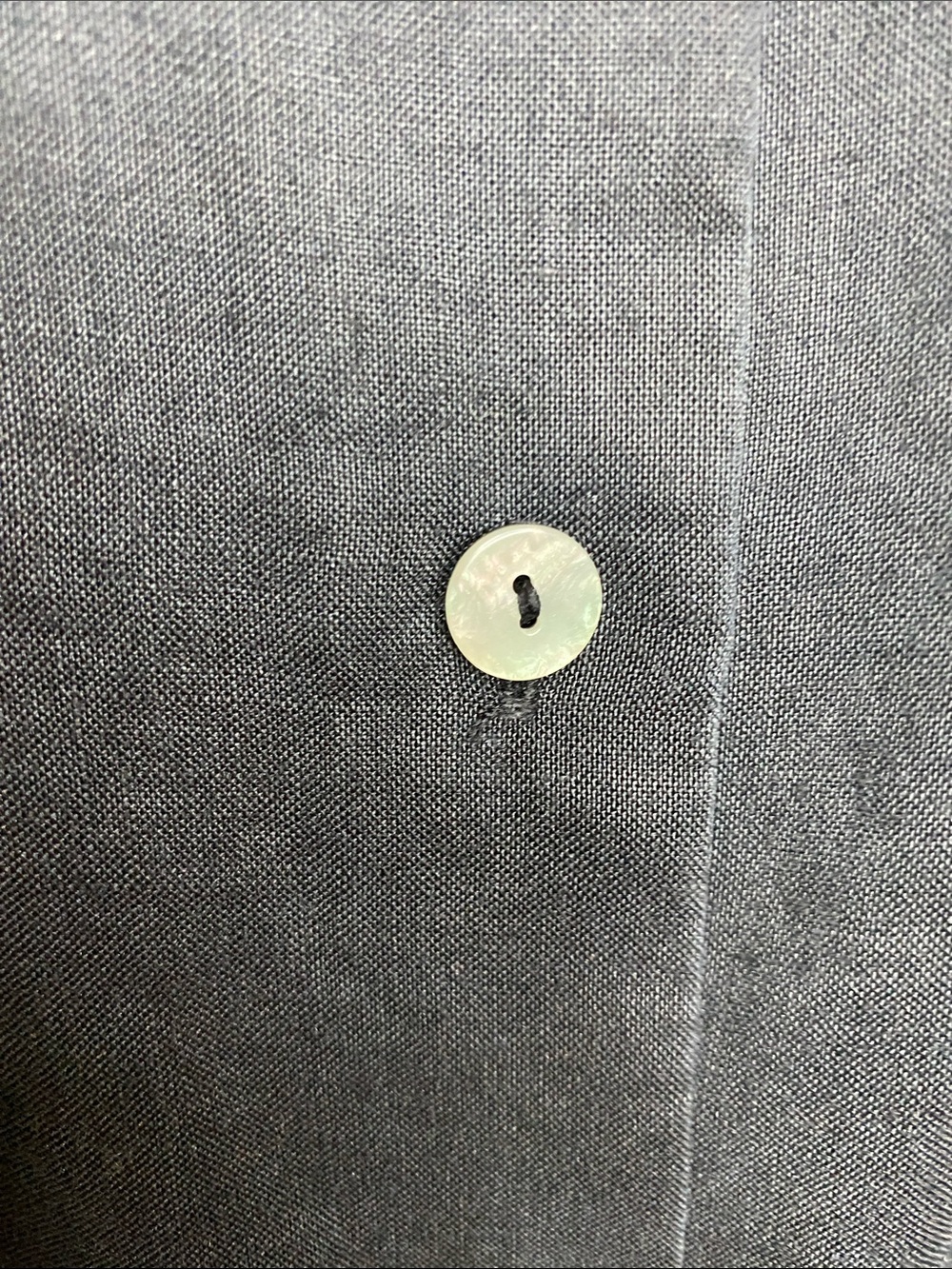 Addition Elle Black Collared Linen Shirt or Lightweight Jacket - Picture 6 of 8
